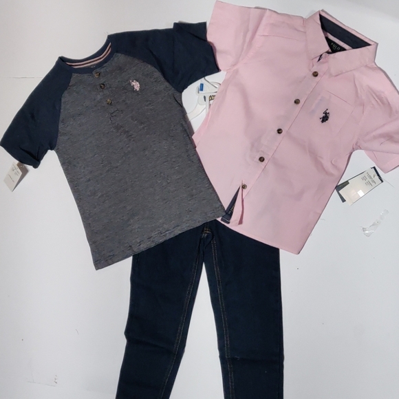 U.S. Polo ASSN. Boys set 3 piece - Picture 2 of 11